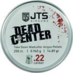 JTS PELLETS DEAD CENTER 22 - WADCUTTER 14.89 GR 250CT