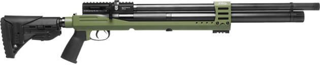 JTS AIRACUDA  PCP .25 CAL - ALUMINUM CHASSIS 2-10RD GREEN