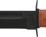 KA-BAR FIGHTING/UTILITY KNIFE - 7" W/LEATHER SHEATH US NAVY