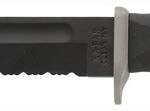 KA-BAR D2 EXTREME KNIFE - 7" SERR W/PLASTIC SHEATH