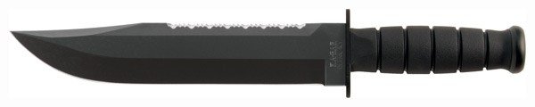 KA-BAR BIG BROTHER KNIFE - 9-3/8" W/LEATHER SHEATH