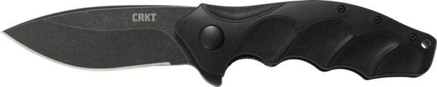 CRKT FORESIGHT 3.53" PLAIN - EDGE ASSISTED OPEN BLACK/BLACK