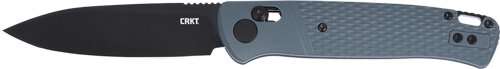 CRKT COUNTERPART 3.38" PLAIN - EDGE GRAY CROSSBAR LOCK