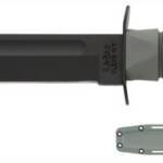 KA-BAR FIGHTING/UTILITY KNIFE - 7" W/PLASTIC SHEATH F-GREEN