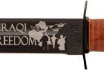 KA-BAR USMC OPERATION IRAQI - FREEDOM 7" W/LEATHER SHTH USMC