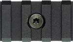 BCM RAIL SECTION--NYLON KEYMOD - 4" RAIL BLACK