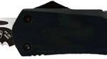 TEMPLAR KNIFE LARGE OTF BLACK - RUBBER 3.5" BLACK TANTO SRRTD