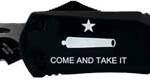 TEMPLAR KNIFE LARGE OTF COME - AND TAKE IT 3.5" BLK TANTO SRT