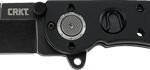 CRKT M16-02DB 3.5" PLAIN EDGE - D2 STEEL BLK W/DEADBOLT AST