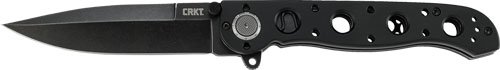 CRKT M16-02DB 3.5" PLAIN EDGE - D2 STEEL BLK W/DEADBOLT AST