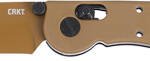 CRKT M16-02XD 3.5" PLAIN EDGE - SPEAR POINT DESERT TAN