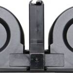 IVER JOHNSON MAGAZINE AR15 - 223 100RD DRUM BLK/CLEAR POLY