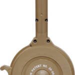 IVER JOHNSON MAGAZINE POLYMER - FITS GLOCK 9MM 50RD DRUM TAN