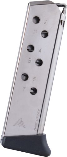MEC-GAR MAG WALTHER PPK/S - 380ACP 7RD FINGER REST NICKEL