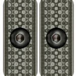 MI LEVER STOCK G10 M-LOK PANEL - GREY/BLACK 2-PACK