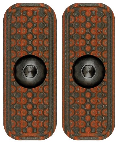 MI LEVER STOCK G10 M-LOK PANEL - RED/BLACK 2-PACK