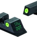 MEPROLIGHT NIGHT SIGHT FIXED - SET GREEN/GREEN FOR MOST GLOCK