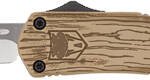 COBRATEC MEDIUM FS3 OTF 3" D2 - WOOD GRAIN CERAKOTE TANTO