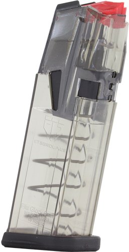 ETS MAGAZINE OMEGA GLOCK 19/26 - 9MM 15RD TRANS POLY 19/26