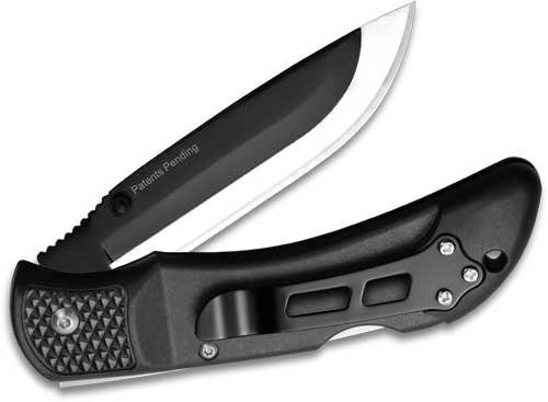 OUTDOOR EDGE 3.5" ONYX EDC - FOLDING BLADE BLACK BLISTER PK