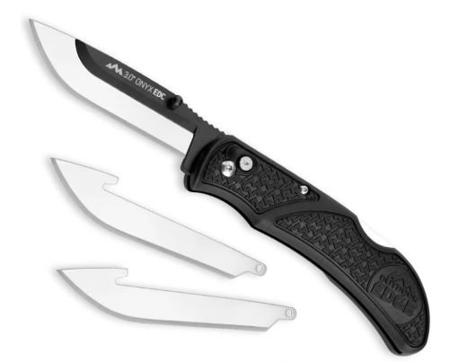 OUTDOOR EDGE 3" ONYX EDC - FOLDING BLADE STAINLESS BLADES