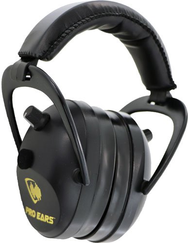 PRO EARS GOLD II 26 EAR MUFF - ELECTRONIC W/PADDED BASE BLK