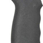 J&E TEXTURED RUBBERED PISTOL - GRIP W/STORAGE BLACK
