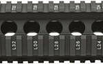BCM RAIL PICATINNY FREE FLOAT - 12" BLACK FITS AR-15