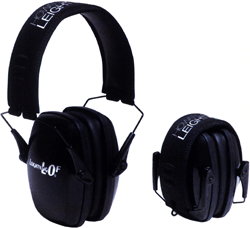 HOWARD LEIGHT LEIGHTNING - FOLDING EAR MUFF BLACK NRR23