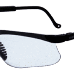 HOWARD LEIGHT GENESIS GLASSES - BLACK FRAME/CLEAR LENS