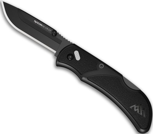 OUTDOOR EDGE RAZOR EDC LITE - 2.5" BLACK PMS 2 BLACK BLADES