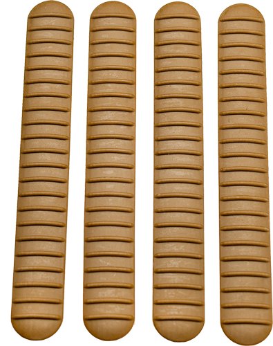 B5 SYSTEMS RAIL COVER M-LOK - COYOTE BROWN 3 SECTION 4-PACK