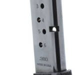 CPD MAGAZINE RUGER LCP - 380ACP 6RD GLOSS BLACK
