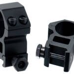 UTG RINGS 1" HIGH PROFILE - MATTE BLACK PICATINNY/WEAVER