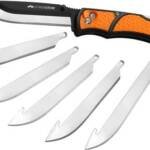 OUTDOOR EDGE 3.5" RAZOR LITE - EDC FOLDER ORANGE W/6 BLADES
