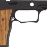 SHARPS BROS. P320 GRIP MODULE - NO SAFETY BLACK W/ CHERRY WOOD