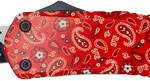 TEMPLAR KNIFE SMALL OTF RED - BANDANA 2.75" BLACK TANTO