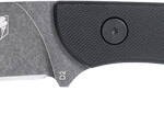 COBRATEC D2 SKINNER 3.75" FULL - TANG BLACK G10 W/KYDEX SHEATH
