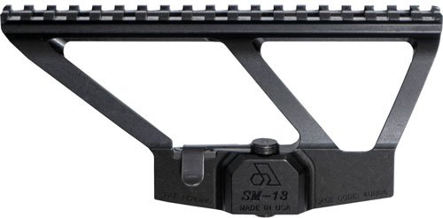 ARSENAL SCOPE MOUNT SM-13 - 7.625" PICATINNY RAIL BLACK