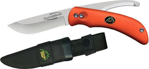 OUTDOOR EDGE SWINGBLAZE - S/S ORANGE W/NYLON SHEATH