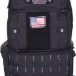 GPS TACTICAL RANGE BACKPACK - TALL W/WAIST STRAP BLACK NYLON