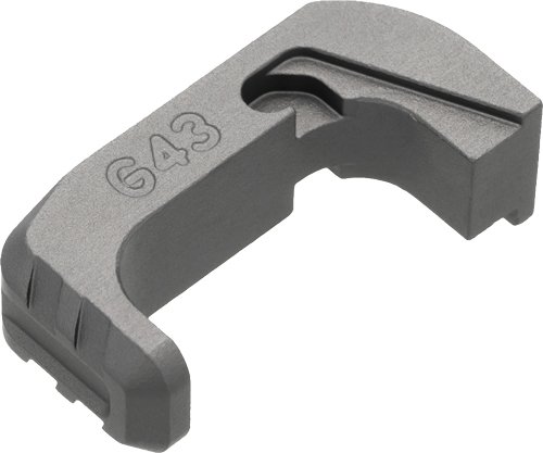 TYRANT CNC FOR GLOCK 43x 48 - EXTENDED MAG RELEASE GREY