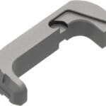 TYRANT CNC FOR GLOCK GEN 4&5 - EXTENDED MAG RELEASE GREY