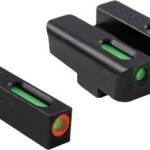 TRUGLO SIGHT SET FOR GLOCK LOW - TFX PRO GREEN/ORANGE OUTLINE