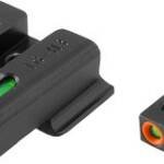 TRUGLO SIGHT SET S&W M&P MOST - TFX PRO GREEN/ORANGE OUTLINE