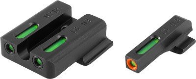 TRUGLO SIGHT SET S&W M&P MOST - TFX PRO GREEN/ORANGE OUTLINE