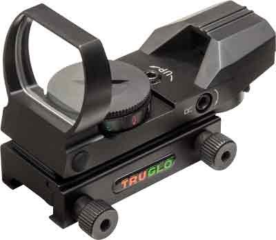 TRUGLO PANORAMIC SIGHT - 4-RETICLE RED/GREEN BLACK