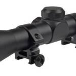 TRUGLO SCOPE BUCKLINE 4X32MM - DUPLEX BLACK W/WEAVER RINGS