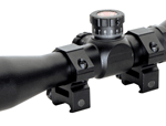 TRUGLO TRU-BRITE 4X32MM SCOPE - TACTICAL MIL-DOT W/RINGS BLACK