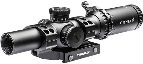 TRUGLO OMNIA 1-4X24MM SCOPE - 30MM TUBE IR SP W/1PC MOUNT DO
